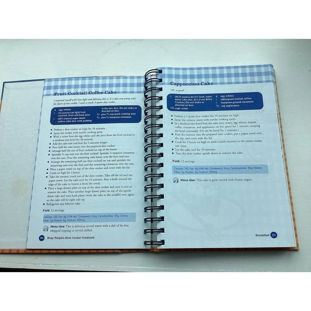 Busy People's Slow Cooker Cookbook by Dawn Hall 2003 Spiral HB Easy Crockpot‎